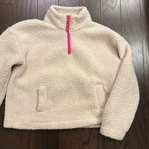 Gap Kids Half Zip Sherpa Pullover Size M (8)